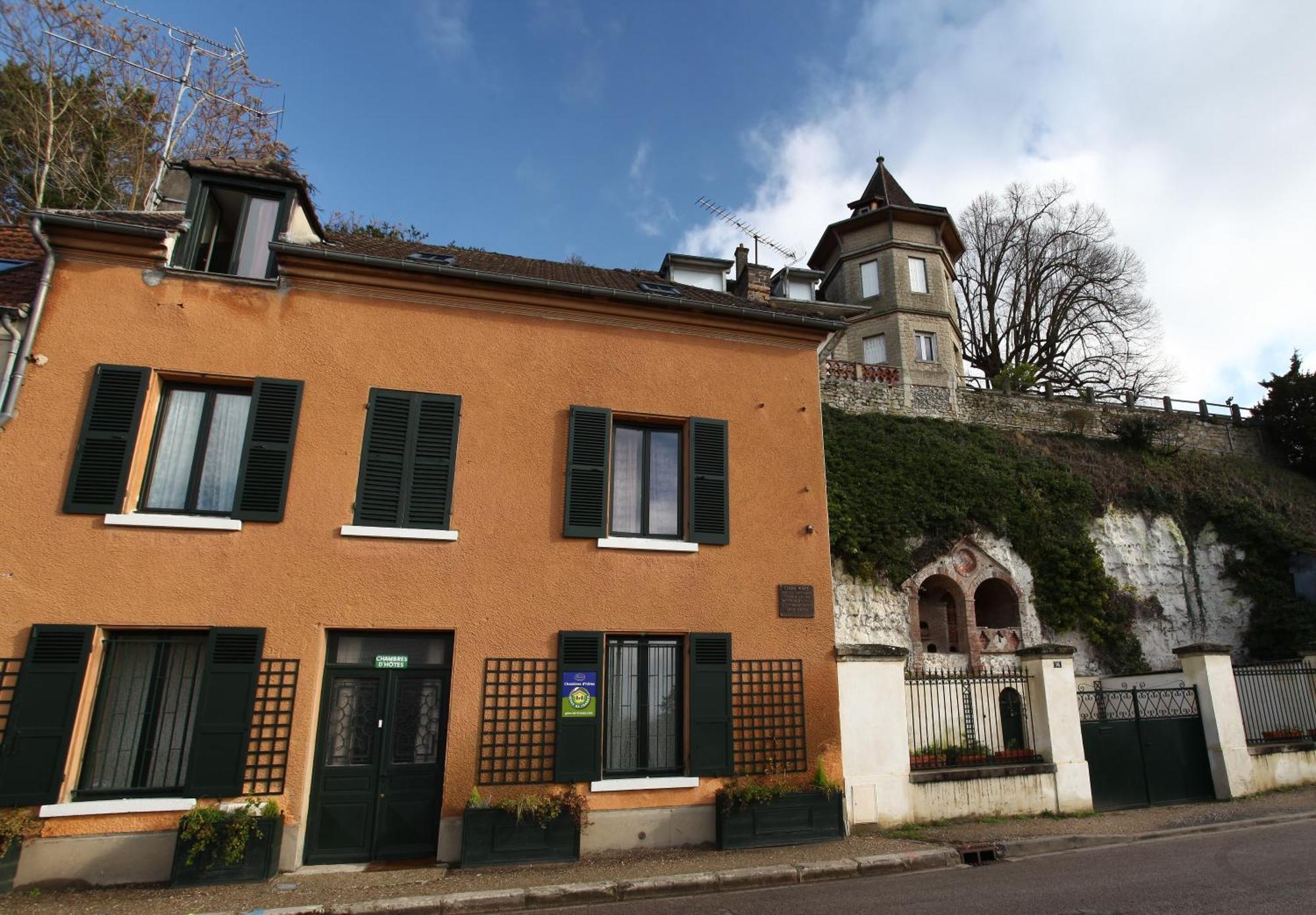 Escale chez un impressionniste - Maison où Claude Monet vécut à Vétheuil Bed and Breakfast Esterno foto