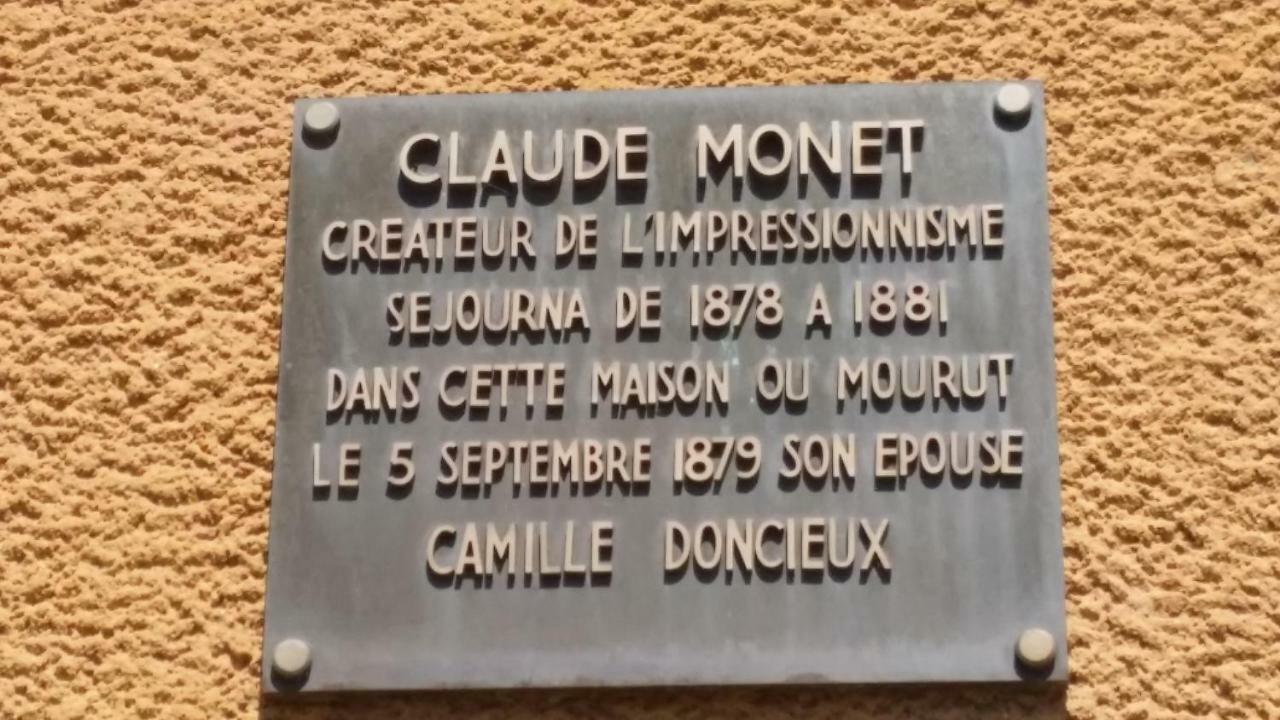 Escale chez un impressionniste - Maison où Claude Monet vécut à Vétheuil Bed and Breakfast Esterno foto